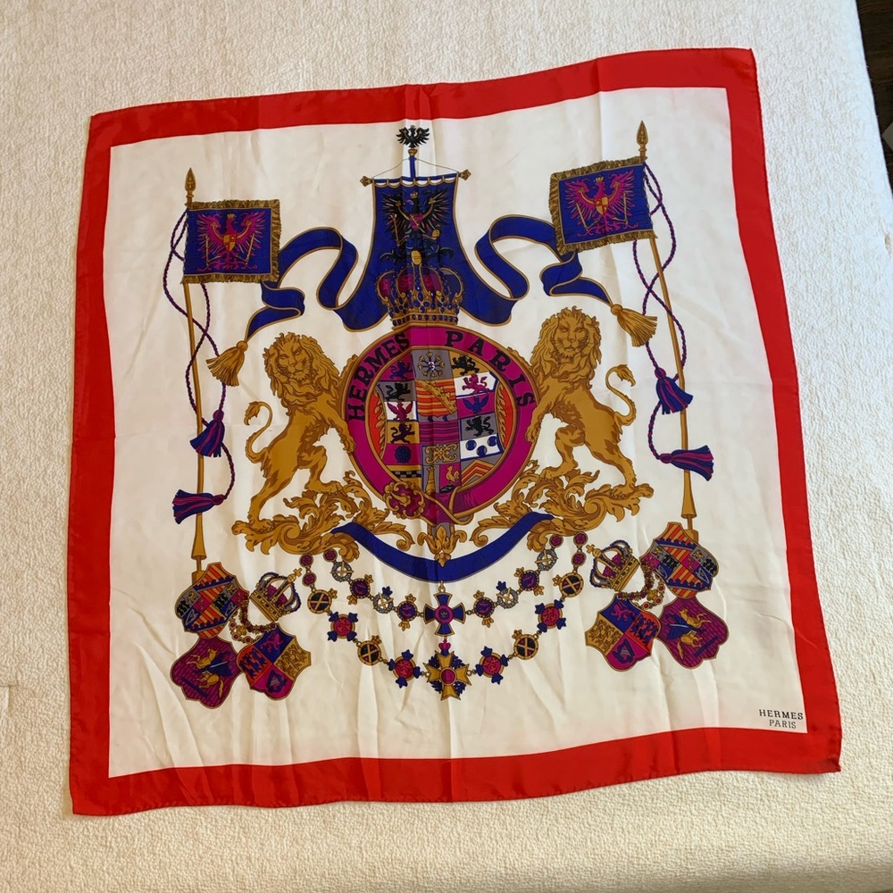Hermes Fashion silk Scarf lion